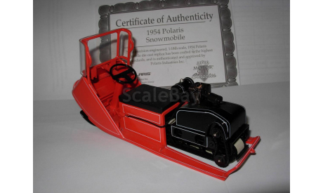 модель 1/18 снегоход Polaris Snowmobile 1954 Motor City Classics металл 1:18, масштабная модель, scale18