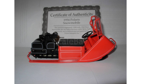 модель 1/18 снегоход Polaris Snowmobile 1954 Motor City Classics металл 1:18, масштабная модель, scale18