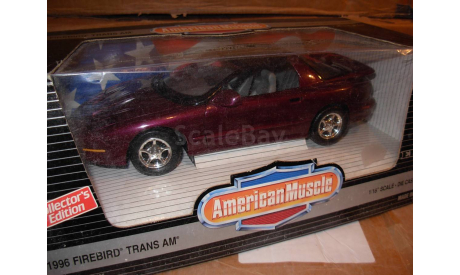 модель 1/18 Pontiac 1996 Firebird Trans AM ERTL металл 1:18, масштабная модель, ERTL (Auto World), scale18