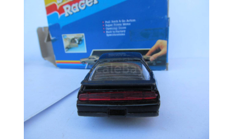 модель 1/43 Pontiac Firebird чёрный 3-rd generation Pull Back металл 1:43, масштабная модель, Welly, scale43
