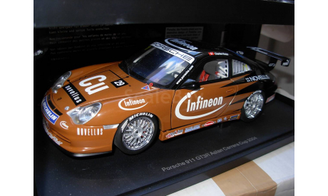 модель 1/18 гоночный Porrsce 911 GT3R Asian Carrera Cup 2004 №1 Autoart металл 1:18, масштабная модель, scale18, Porsche