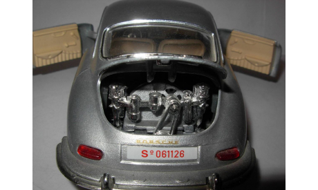 модель 1/24 Porsche 356 B 1961 #84 Burago Italy металл 1:24, масштабная модель, BBurago, scale24