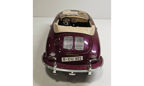 модель 1/18 Porsche 356 B 1961 Cabrio Burago Italy металл 1:18, масштабная модель, BBurago, scale18