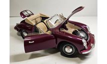 модель 1/18 Porsche 356 B 1961 Cabrio Burago Italy металл 1:18, масштабная модель, BBurago, scale18