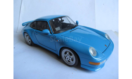 модель 1/18 Porsche 911 (993) Carrera RS UT MODELS металл 1:18 зелёный, масштабная модель, scale18