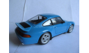 модель 1/18 Porsche 911 (993) Carrera RS UT MODELS металл 1:18 зелёный, масштабная модель, scale18