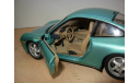 модель 1/18 Porsche 911 (996) Coupe UT MODELS металл 1:18 зелёный, масштабная модель, scale18