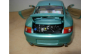 модель 1/18 Porsche 911 (996) Coupe UT MODELS металл 1:18 зелёный, масштабная модель, scale18