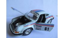 модель 1/24 Porsche 911 Brumos #61 Burago Italy металл 1:24, масштабная модель, BBurago, scale24