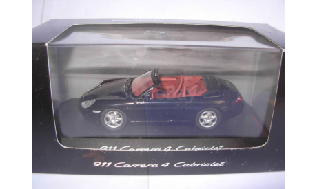 модель 1/43 Porsche 911 Carrera 4 Cabriolet Schuco металл 1:43, масштабная модель