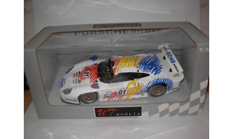 модель гоночный 1/18 Porsche 911 GT1 (993) 1997 #1 McNish Sullivan Mueller Alzen Mueller UT MODELS металл 1:18 911GT1, масштабная модель, scale18