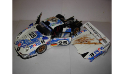 модель гоночный 1/18 Porsche 911 GT1 993 LeMans 1996 #25 Mobil Boutsen Stuck Wollek UT MODELS металл 1:18 911GT1  Le Mans