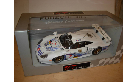 модель гоночный 1/18 Porsche 911 GT1 (996) 1997 #7 Y. Dalmas B. Wollek UT MODELS металл 1:18, масштабная модель, scale18