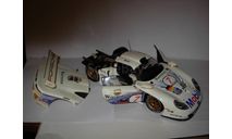 гоночный 1/18 Porsche 911 GT1 996 1997 FIA GT Cup #7 Mobil Wollek Dalmas UT MODELS металл 1:18 911GT1, масштабная модель, scale18