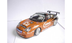 модель 1/18 гоночный Porsche 911 GT3R Winner Asian Carrera Cup 2004 №1 Autoart металл 1:18