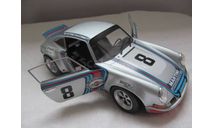 модель гоночный 1/18 Porsche 911 RSR #8 Martini Solido металл гоночная, масштабная модель, scale18