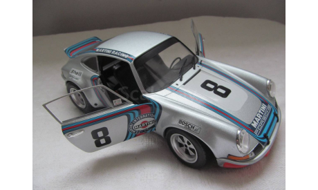 модель гоночный 1/18 Porsche 911 RSR #8 Martini Solido металл гоночная, масштабная модель, scale18