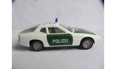 модель 1/43 полицейский Porsche 924 Polizei Norev France металл полиция, масштабная модель, scale43