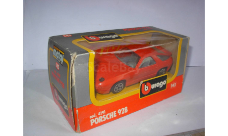 модель 1/43 Porsche 928 Burago Italy металл 1:43, масштабная модель, scale43, BBurago
