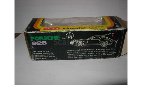модель 1/43 Porsche 928 №6 King Star металл, масштабная модель, scale43, KingStar