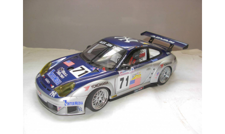 модель 1/18 гоночный Porsche 911 GT3 RSR 996 ALMS 2005 Alex Job Nr. 71 Autoart металл 1:18, масштабная модель, scale18