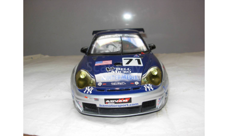 модель 1/18 гоночный Porsche 911 GT3 RSR 996 ALMS 2005 Alex Job Nr. 71 Autoart металл 1:18, масштабная модель, scale18