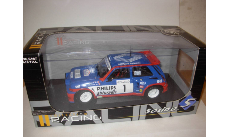 модель 1/18 Renault 5 RS Maxi Turbo Rally Tour de France 1985 #1 Jean Ragnotti Pierre Thimonier Solido металл 1:18, масштабная модель, scale18