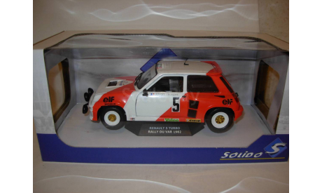 модель 1/18 Renault 5 RS Turbo Marlboro Rallye du Var 1982 #5 Alain Prost - Jean-Marc Andrié Solido металл 1:18, масштабная модель, scale18