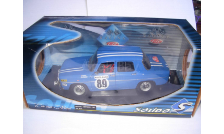 модель 1/18 Renault 8 Gordini 1967 Rally Monte Carlo #89 Solido металл 1:18, масштабная модель