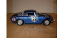 модель 1/18 Renault Alpine A110 1800 #28 Monte Carlo Rally 1971 Ove Andersson David Stone Burago металл 1:18, масштабная модель