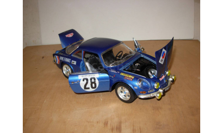 модель 1/18 Renault Alpine A110 1800 #28 Monte Carlo Rally 1971 Ove Andersson David Stone Burago металл 1:18, масштабная модель