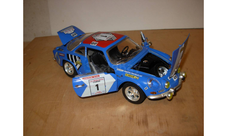 модель 1/18 Renault Alpine A110 1800 Tour de Corse 1 1973 Burago металл 1:18, масштабная модель