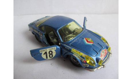 модель 1/43 Renault Alpine Berlinette A110 Tour de France #18 1973 Solido France металл 1:43 Rally Rallye, масштабная модель, scale43