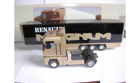 модель 1/43 Renault Magnum +трейлер truck+ trailer Eligor 1:43, масштабная модель, scale43