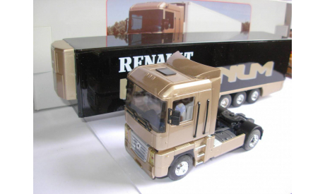 модель 1/43 Renault Magnum +трейлер truck+ trailer Eligor 1:43, масштабная модель, scale43
