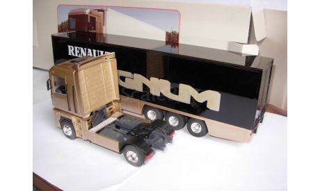 модель 1/43 Renault Magnum +трейлер truck+ trailer Eligor 1:43, масштабная модель, scale43