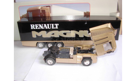 модель 1/43 Renault Magnum +трейлер truck+ trailer Eligor 1:43, масштабная модель, scale43