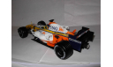 модель F1 формула-1 1/18 Renault ING R27 2007 #3 Giancarlo Fisichella Mattel Hot Wheels металл 1:18, масштабная модель, scale18