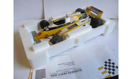 модель F1 формула-1 1/18 Exoto Renault RE 20 Turbo #15 Jabouille 1980 RE20 Exoto металл, масштабная модель, Tyrrell, scale18