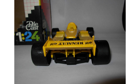 модель F1 Формула-1 1/23 Renault RE30 Polistil/Tonka металл, около 1:23 1/24 1:24, масштабная модель, scale24