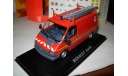 модель  1/43 пожарный фургон Renault Trafic Norev металл 1:43 пожарная, масштабная модель, scale43