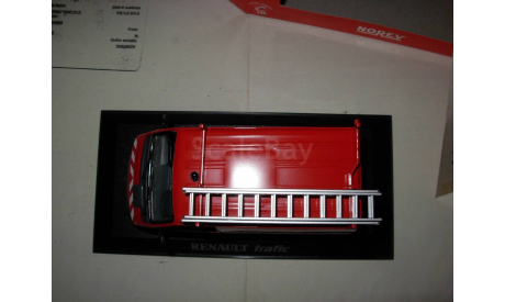 модель  1/43 пожарный фургон Renault Trafic Norev металл 1:43 пожарная, масштабная модель, scale43