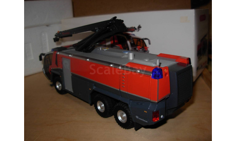 1/43 модель аэродромный пожарный автомобиль с водяной башней Panther FLF 6x6 Rosenbauer Wiking металл пожарная 1:43, масштабная модель, scale43