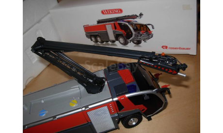 1/43 модель аэродромный пожарный автомобиль с водяной башней Panther FLF 6x6 Rosenbauer Wiking металл пожарная 1:43, масштабная модель, scale43