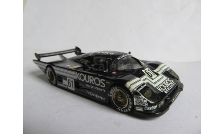 модель гоночный 1/43 Sauber C8 Kouros Mercedes Benz #61 1985 Pescarolo Nielsen Thackwell Starter Maquette France смола 1:43 Mercedes-Benz Мерседес LeMans MB, масштабная модель, scale43