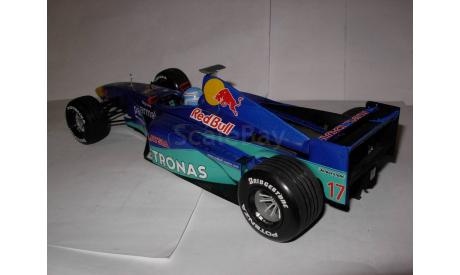 модель F1 Формула 1 1/18 Sauber Red Bull Petronas C18 launch version 2000 #17 Mika Salo Minichamps / Paul’s Model Art металл 1:18, масштабная модель, scale18