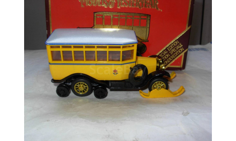 1/50 модель полугусеничный почтовый автобус Scania Vabis 1923 Post Bus Matchbox Models of Yesteryear металл примерно  1:50, масштабная модель, scale48
