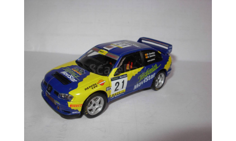 модель 1/43 SEAT Cordoba WRC 21 Telefonica металл 1:43, масштабная модель, scale43