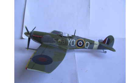 1:48 военный самолёт Spitfire RAF Franklin Mint 1/48 металл military WWII, масштабные модели авиации, scale48