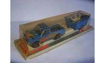 модель 1/56 пикап Toyota Pick-up + прицеп + корова Majorette France металл 1:56, масштабная модель, scale50